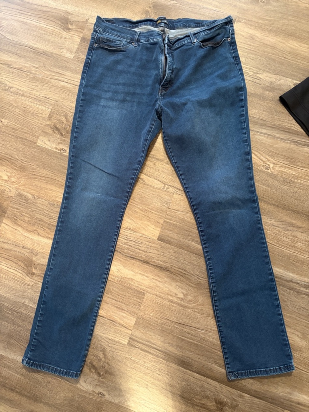 Lee Women's Dark Blue Skinny Jeans Size 18 Long